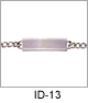 Speidel ID Bracelet IDHQ Classic Childs Stainless Steel Ion Gold Identification Bracelet. Stainless steel construction identification bracelet, engraveable plaque, lobster claw clasp, black leatherette presentation box. Copyright milnejewelry.com