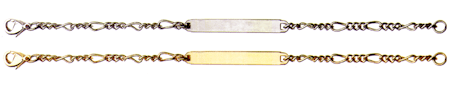 IDHQ Womans Engraveable ID Identification Bracelets. IDHQ Womans Stainless Steel Heart ID Bracelet. Copyright milnejewelry.com