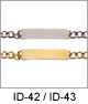 IDHQ Mens Engraveable ID Identification Bracelets. IDHQ Mens Stainless Steel Classic ID Bracelet. Stainless steel construction classic identification bracelet; polished engraveable plaque; lobster claw clasp; 8.5 inch length. Copyright milnejewelry.com