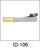 IDHQ Men's Jewelry Accessories Engraveable Tie Bar. Brush finish solid stainless steel ion gold plated construction tie bar with alligator clip for secure hold; engraving plaque. Copyright milnejewelry.com