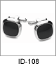 IDHQ Men's Jewelry Accessories Mother of Pearl or Black Onyx Cuff Links. Square polished solid stainless steel construction cuff links set with cut and polished mother of pearl or black onyx. Copyright milnejewelry.com