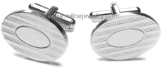 IDHQ Men's Jewelry Accessories Stainless Steel Engraveable Cuff Links. Copyright milnejewelry.com