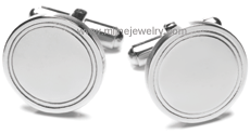 IDHQ Men's Jewelry Accessories Ion Gold Stainless Steel Engraveable Cuff Links. Copyright milnejewelry.com