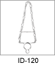 IDHQ Men's Jewelry Accessories Ion Gold Stainless Steel Tie Chain. Polished solid stainless steel construction tie chain with soldered links. Copyright milnejewelry.com