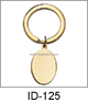 IDHQ Men's Jewelry Accessories Stainless Steel Engraveable Key Ring. Oval satin finish solid stainless steel construction key ring; engraveable on both sides. Copyright milnejewelry.com