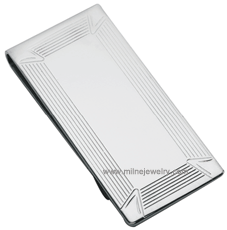 IDHQ Men's Jewelry Accessories Stainless Steel or Ion Gold Engraveable Money Clip. Copyright milnejewelry.com