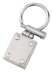 ST-KR810 Tiered Stainless Steel Key Ring with Screws. Copyright Milne Jewelry.