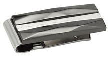 ST-MC863 Titanium and Stainless Steel Money Clip. Copyright Milne Jewelry.