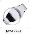 RG-MC690713 Sterling Silver Money Clip with Half-Dollar Coin Setting Bezel. Copyright Milne Jewelry.