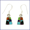 SM-ER831-MC19 Trapezoid Channel Inlay Earrings. Copyright Milne Jewelry