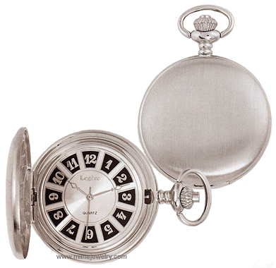 LGBPW-838R Retro Art Deco Pocket Watch. Copyright Milne Jewelry.