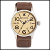 SP-603392300 Speidel Men's Aviator Inspired Pilot Leather Strap Watch. Copyright Speidel & Milne Jewelry.