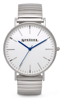 SP-60339002 Speidel Men's Ultra-Thin Stainless Steel Expansion Band Watch. Copyright Speidel & Milne Jewelry.