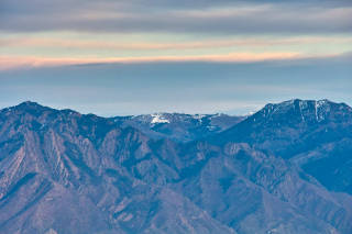 Zoomed-in
view of Scott's Hill, as seen from Farnsworth Peak.