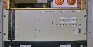 The front panel of the
Voting controller.